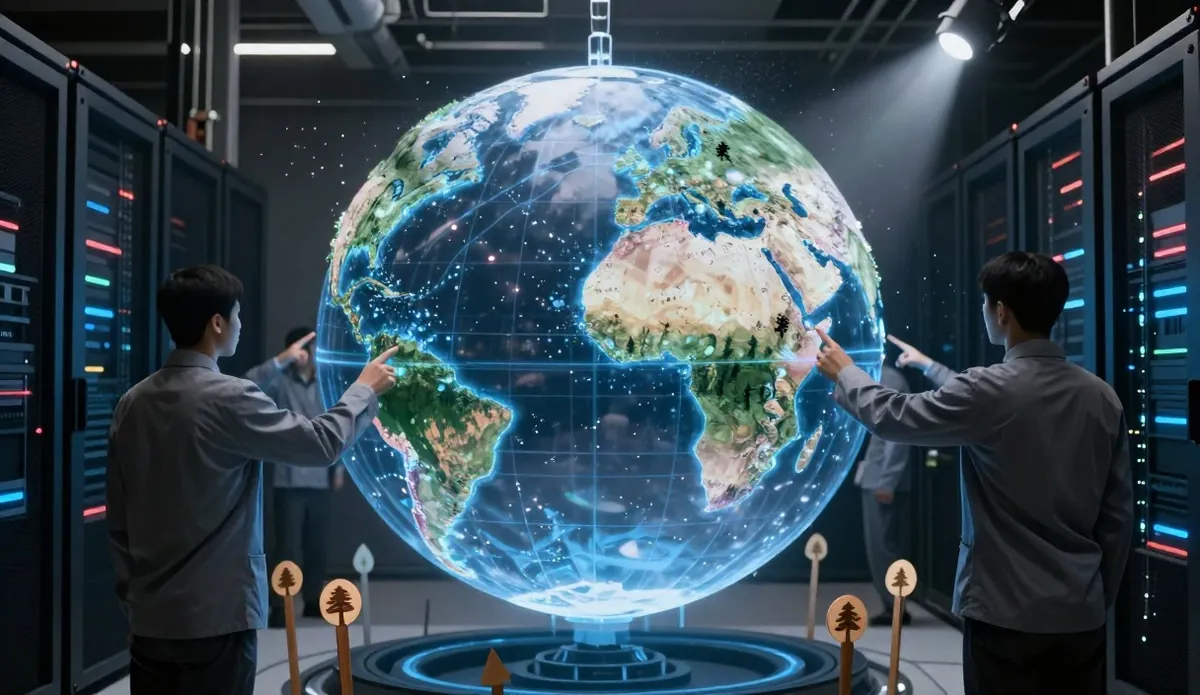 Google DeepMind publie une carte mondiale des types de forêts